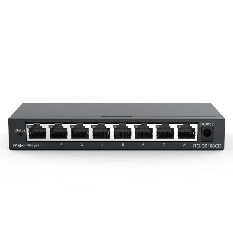 Reyee Unmanaged Switch 8xGb RJ45 Steel Case