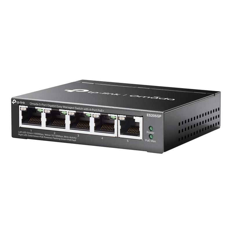TP-Link ES205GP Switch 4xGb PoE+ 1xGb 65W Desktop