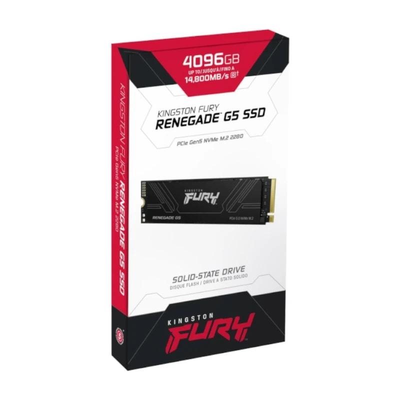 Kingston Fury Renegade G5 SSD 4TB PCIe5.0 14200M-s