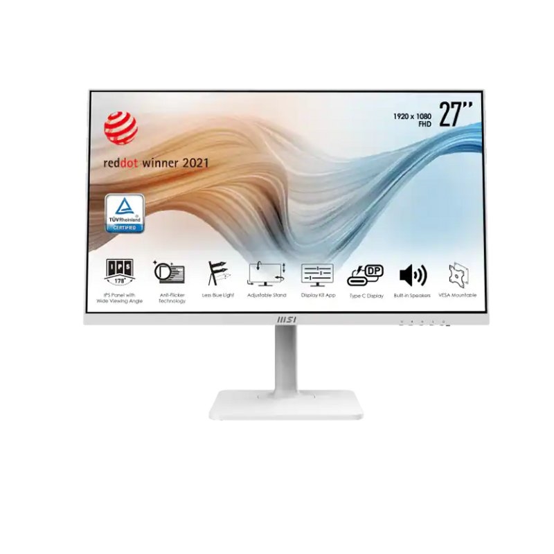 MSI MD271PW Monitor 27" IPS HDMI USB-C MM AA Bco
