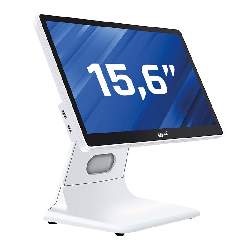 iggual TPV 15,6" 16:9 N100 8+256GB W11Pro blanco