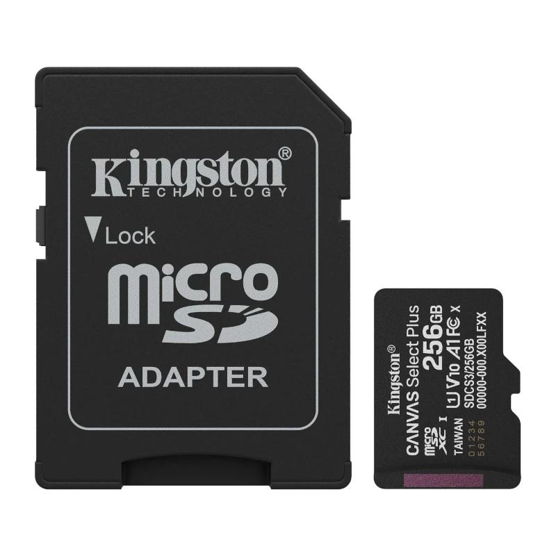 Kingston SDCS3/256GB microSDXC Gen3 150MB/s A1