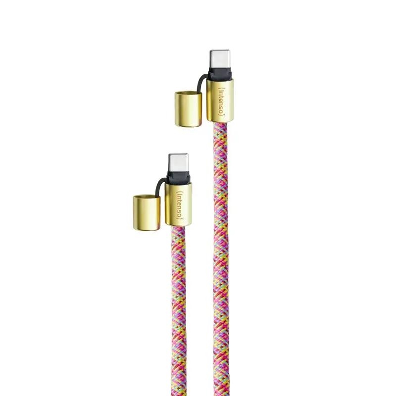 Intenso Lanyard  Cable USB-C  C 1,65 m Neon mix