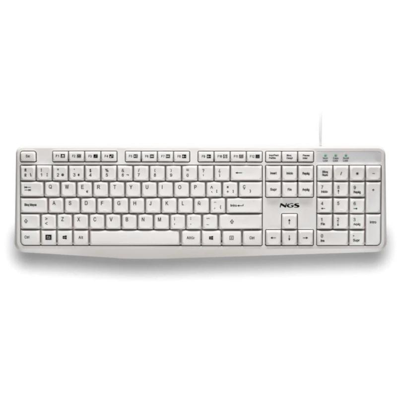 NGS Teclado USB-A 12 Teclas Multi Cable 1.5M