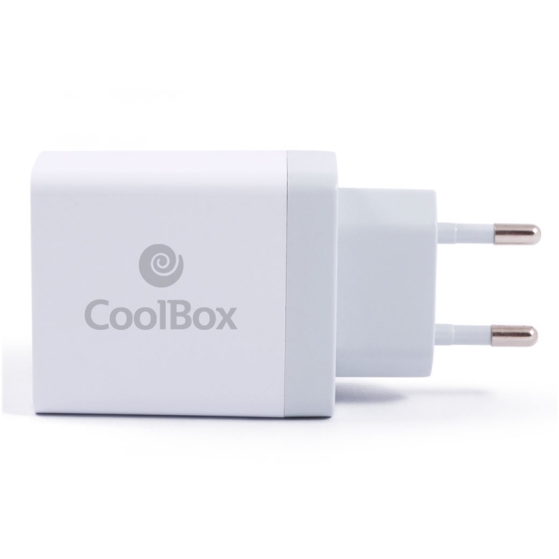 Coolbox Cargador USB Pared 36W USB-A/USB-C