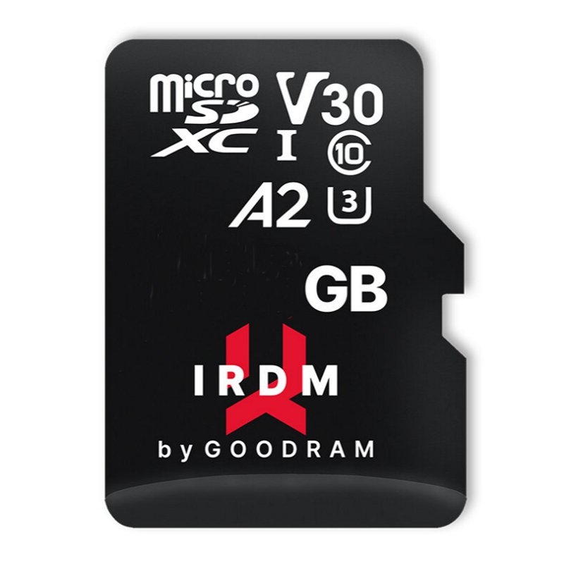 Goodram IRDM UHS-I U3 A2 Micro SD 64GB c/adap