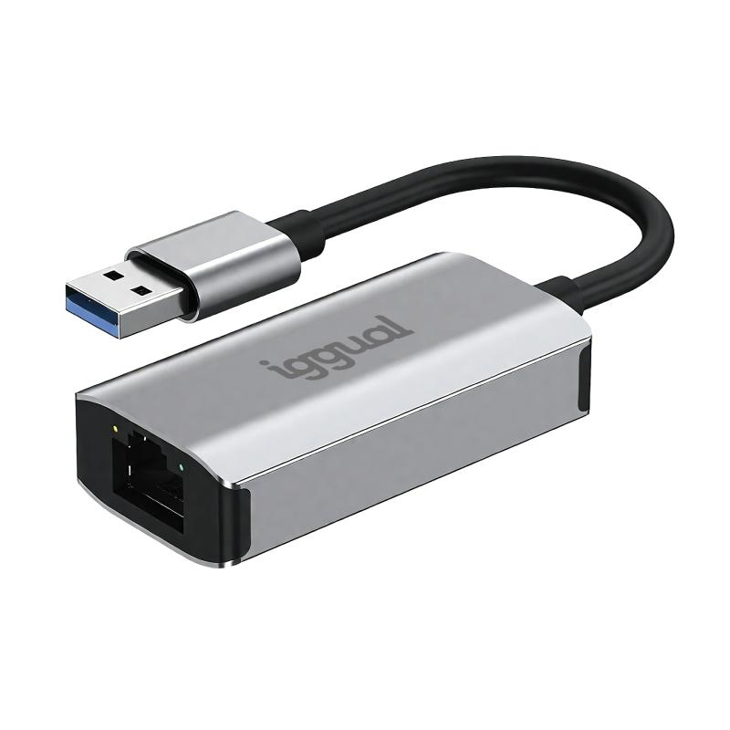 iggual Adaptador USB-A 3.0 a RJ45 Gigabit